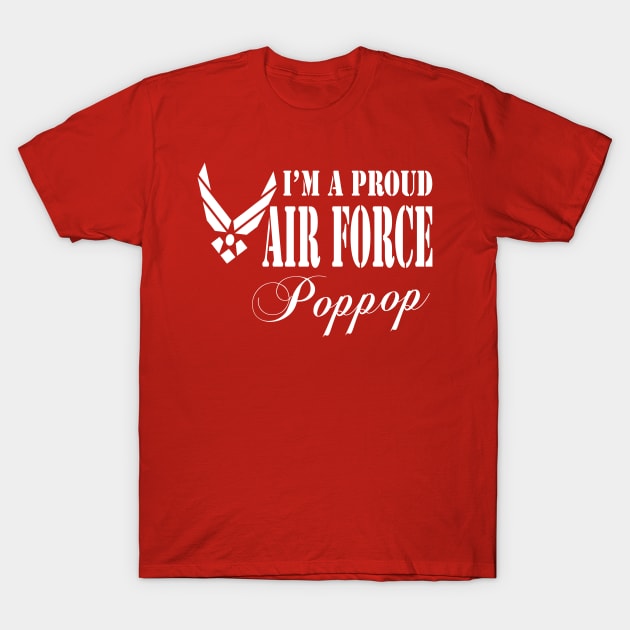 Best Gift for Grandpa - I am a Proud Air Force Poppop T-Shirt by chienthanit
